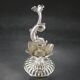 Vintage Christofle caviar spoon set Fleuron dolphin decoration