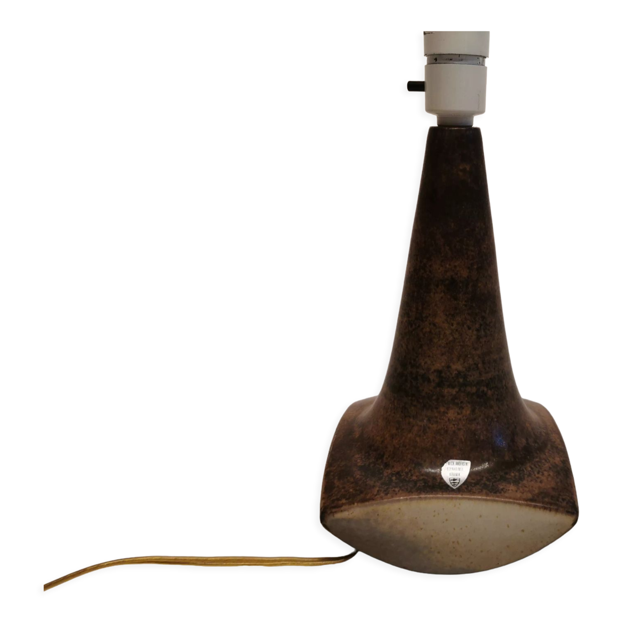 Danish ceramic table lamp, designed by Marianne Starck for Michael Andersen & Sons, 1960