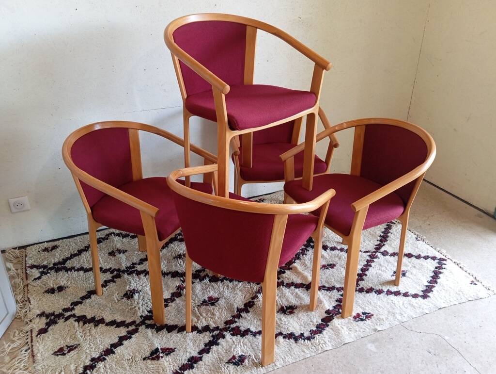 Paire de fauteuils scandinaves Magnus Olesen, Danemark