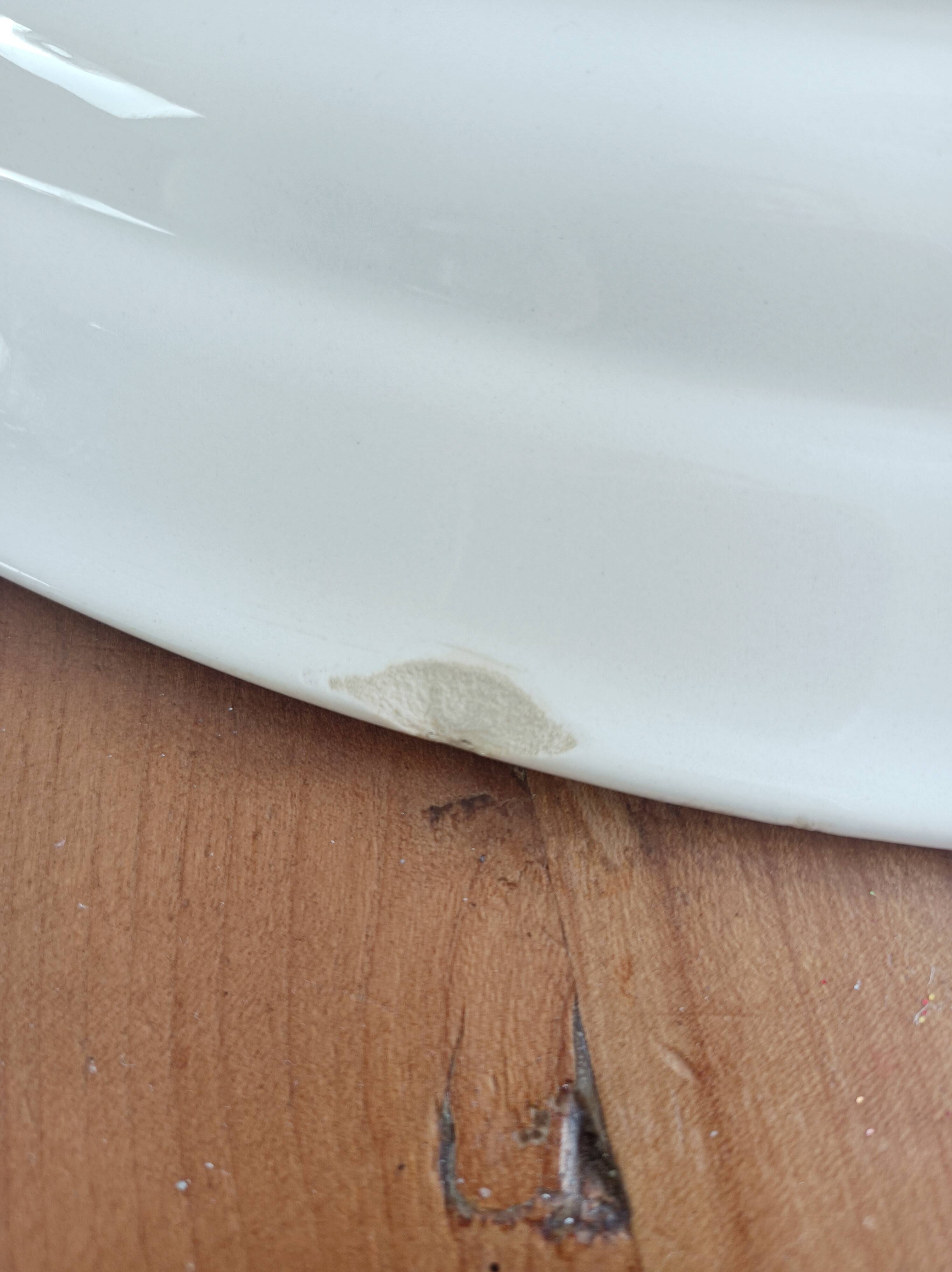 Villeroy and Boch oval dish, golden flowers