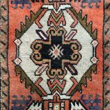 Petit tapis turc vintage 96x51 cm, short runner, tribal, shabby, mini tapis