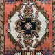 Small vintage turkish rug 96x51 cm, short runner, tribal, shabby, mini carpet