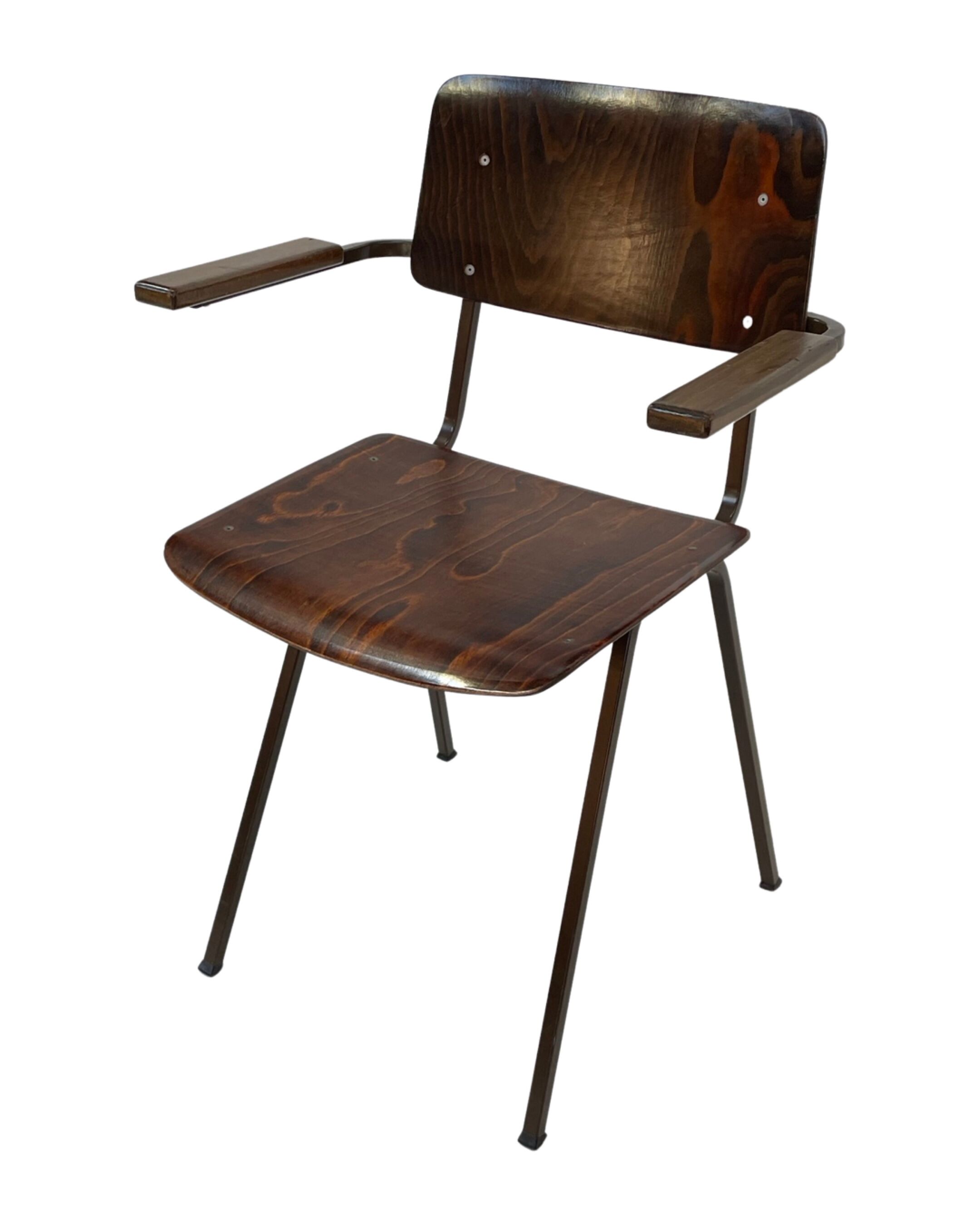 Chaises vintage school années 1960 Eromes