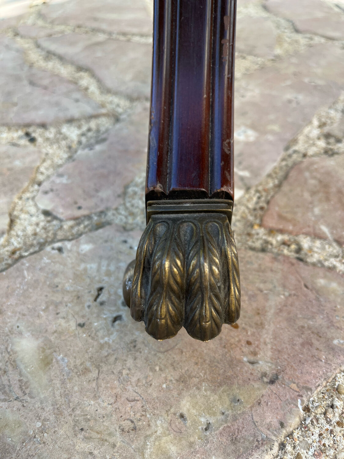 Old wooden roller service