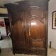 Lorraine wardrobe in solid oak from the 18th century.