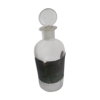 Old pharmacy bottle-distilled cherry Laurel water