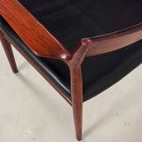 Fauteuil Arne Vodder Palissandre Années 60