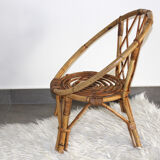 Child rattan armchair