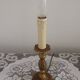 Small Vintage French Art Nouveau Style Bronze Candlestick Table Lamp 5358