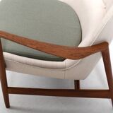 Early Ib Kofod Larsen Easychair Model 4346 / New Upholstered!
