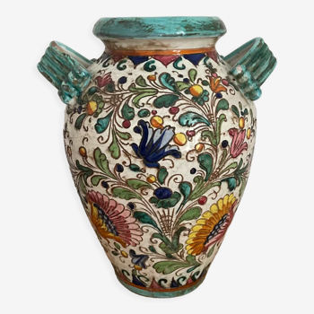 Ceramic amphora vase