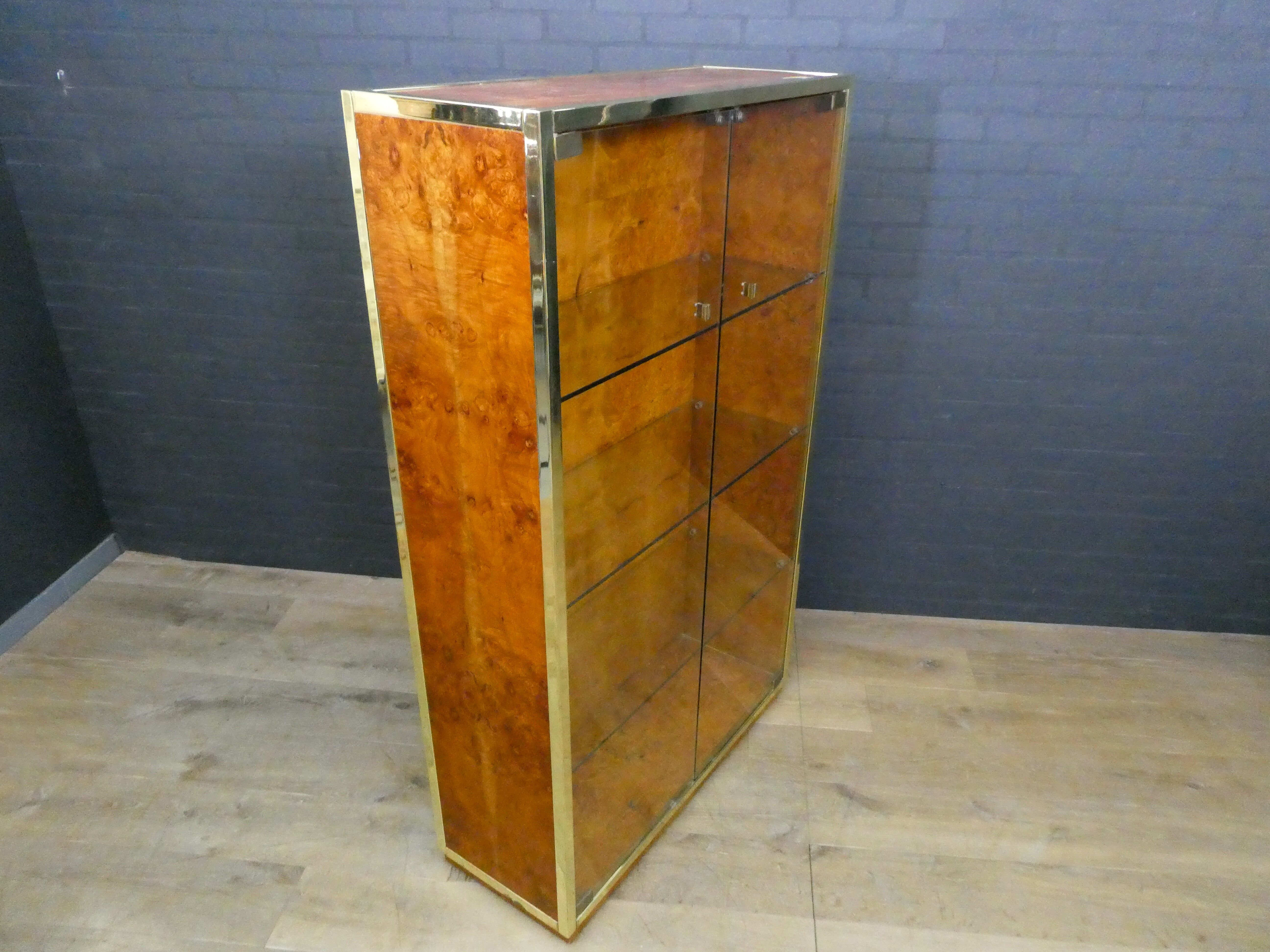 Mid Century display cabinet by Renato Zevi, Italy 1970s