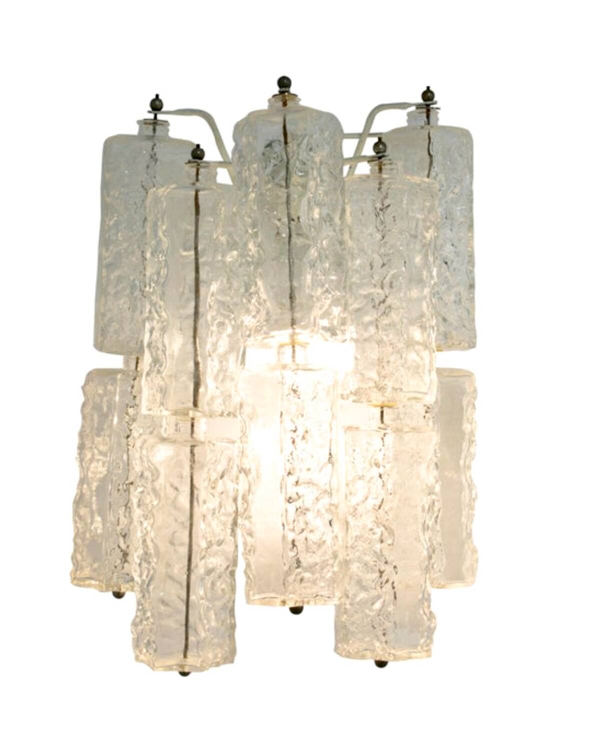 Paolo Venini grande Applique en verre murano , Italie 1960