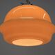 Midcentury Design Glass Pendant, 1980s