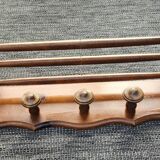 Antique wall coat rack