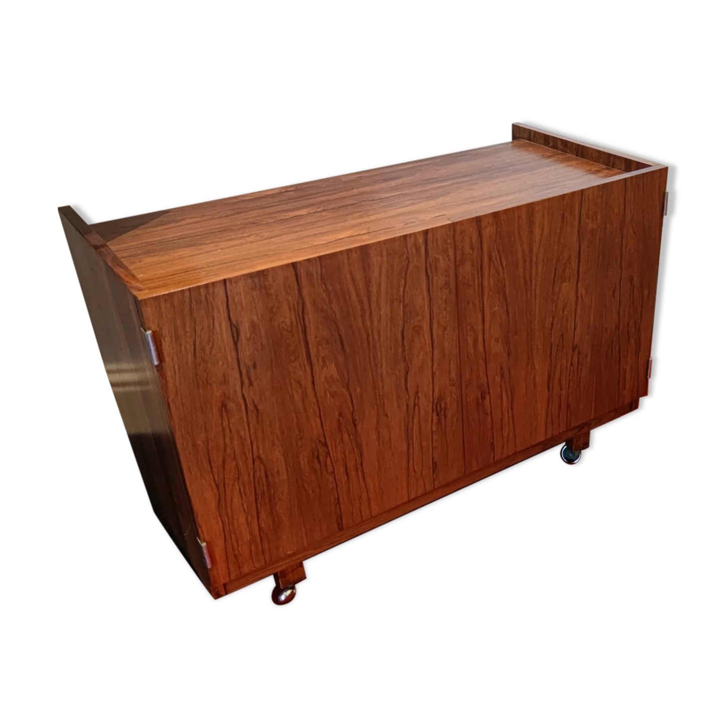 Bar cabinet 2 doors rolling