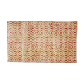 Anatolian handmade vintage rug 247 cm x 125 cm