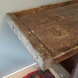 Workbench in solid oak, mid-20th century