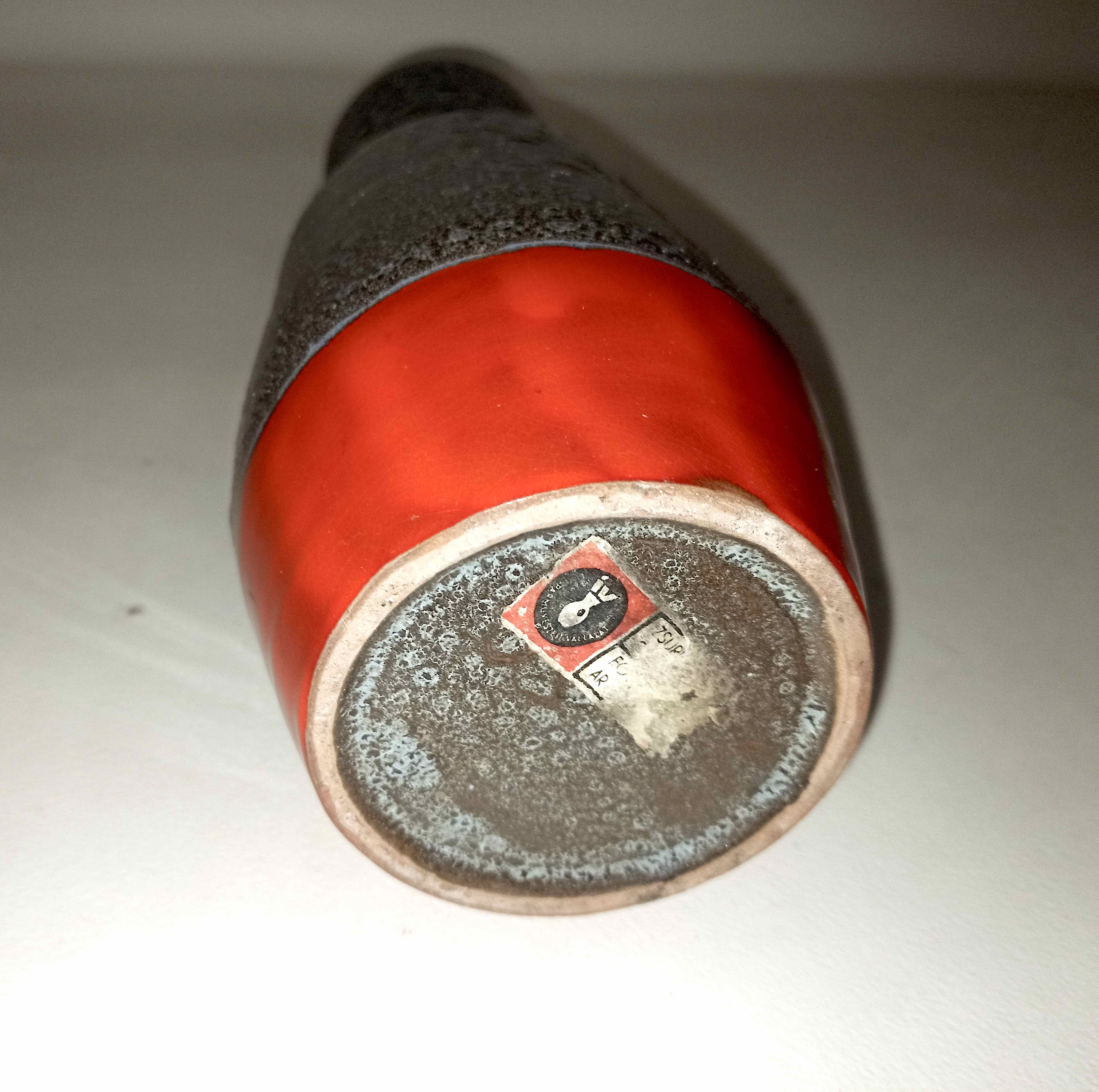 Vase céramique Fat Lava Hauteur 31 cm