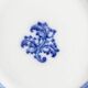 Pair of English earthenware plates, leaf pattern.