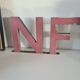 Vintage iron letter N
