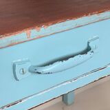 Small old wooden table