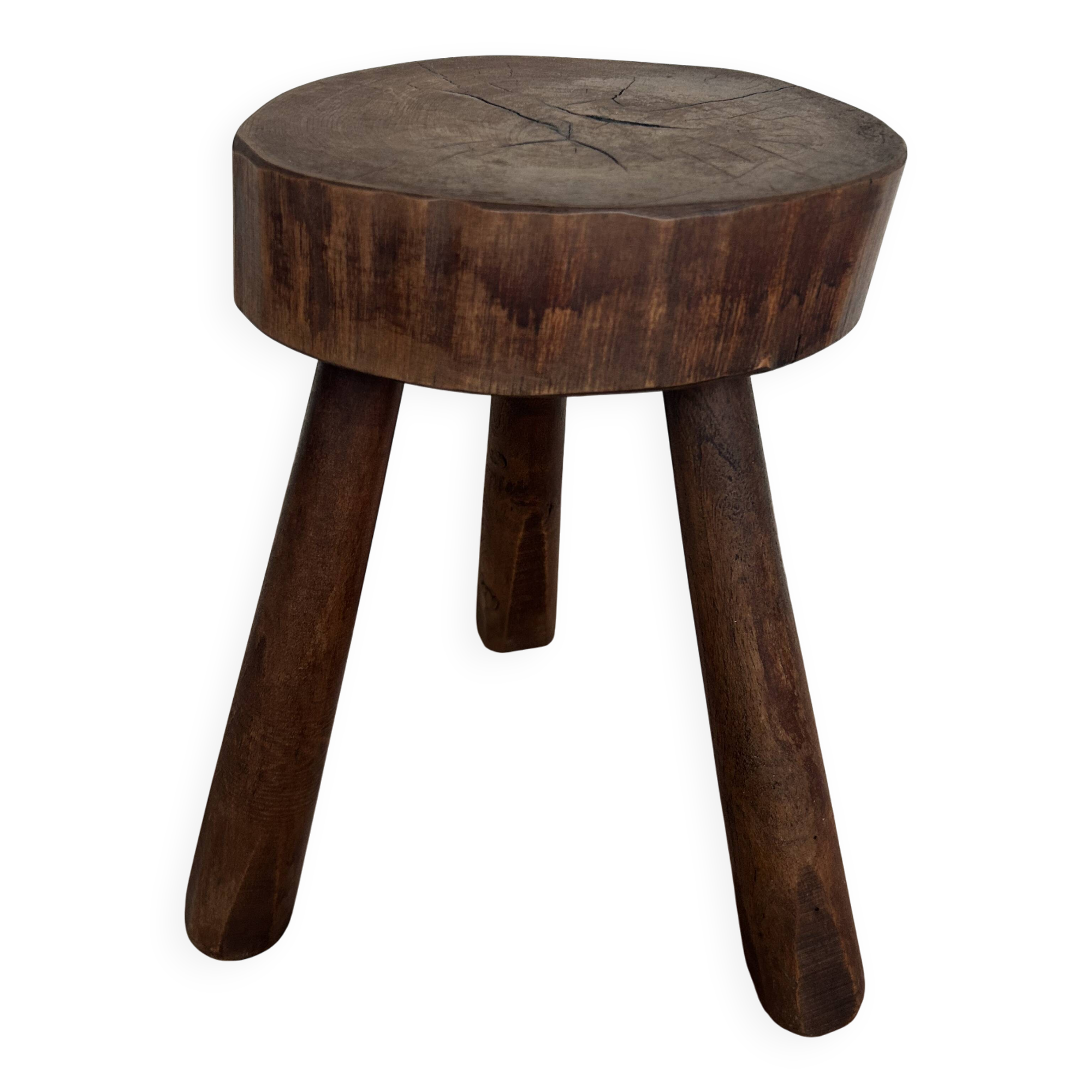 Brutalist tripod stool