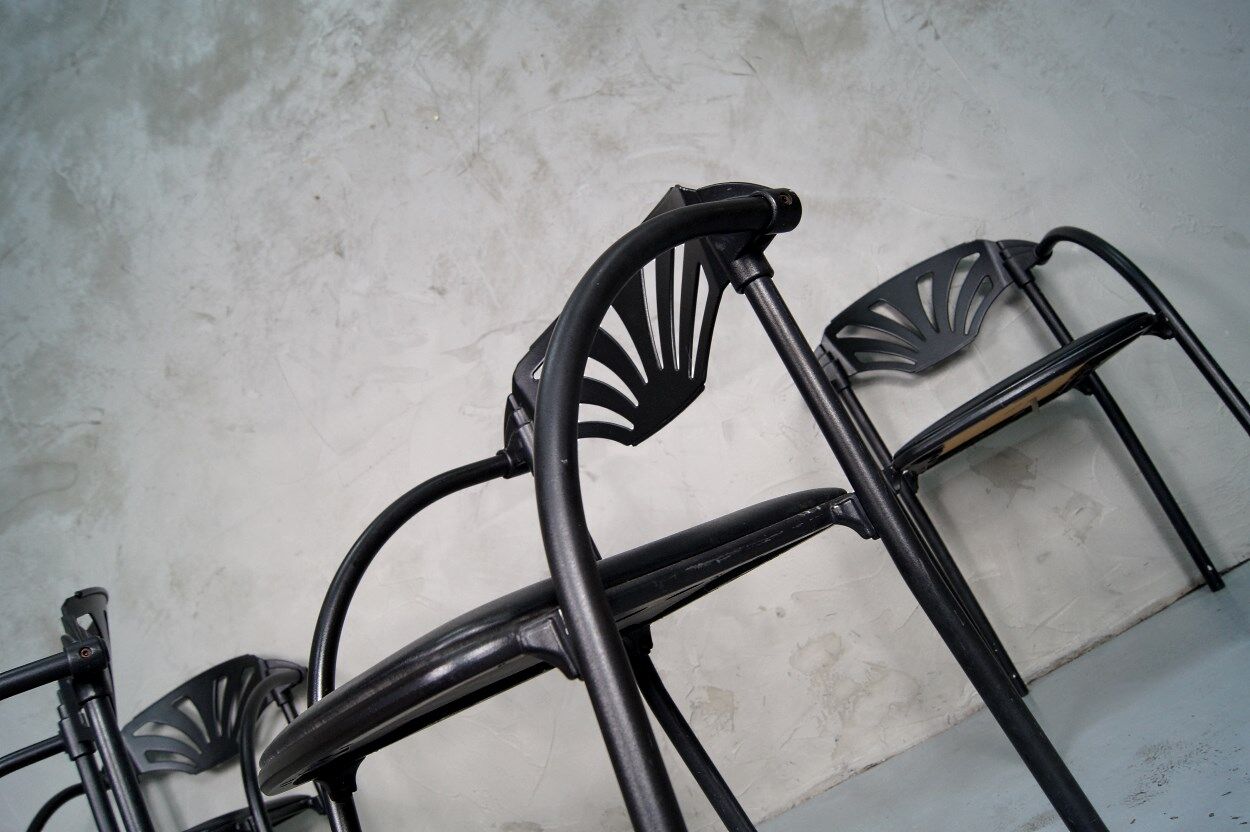 Italian Alisea armchairs by Lisa Bross for Studio Simonetti, 1980s, Set of 4