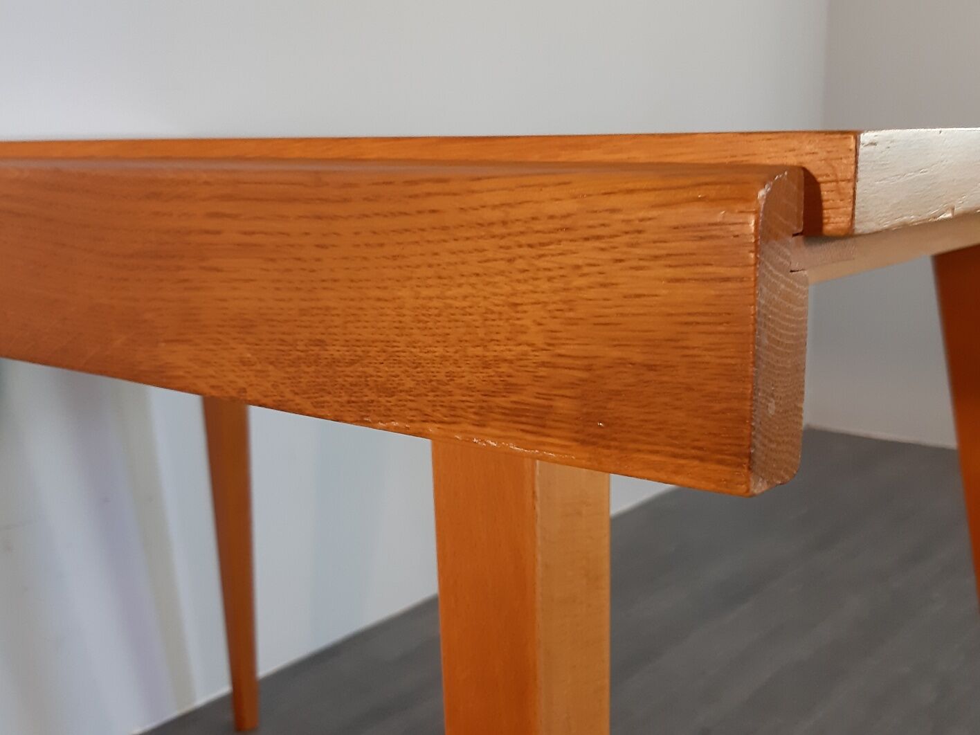 Extended table in Jiràk Beech by Tatra,  Czechoslovakia 1960