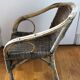 Fauteuil pour enfant vintage en osier
