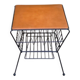Porte-revues table d'appoint vintage style atomic mid-century modern