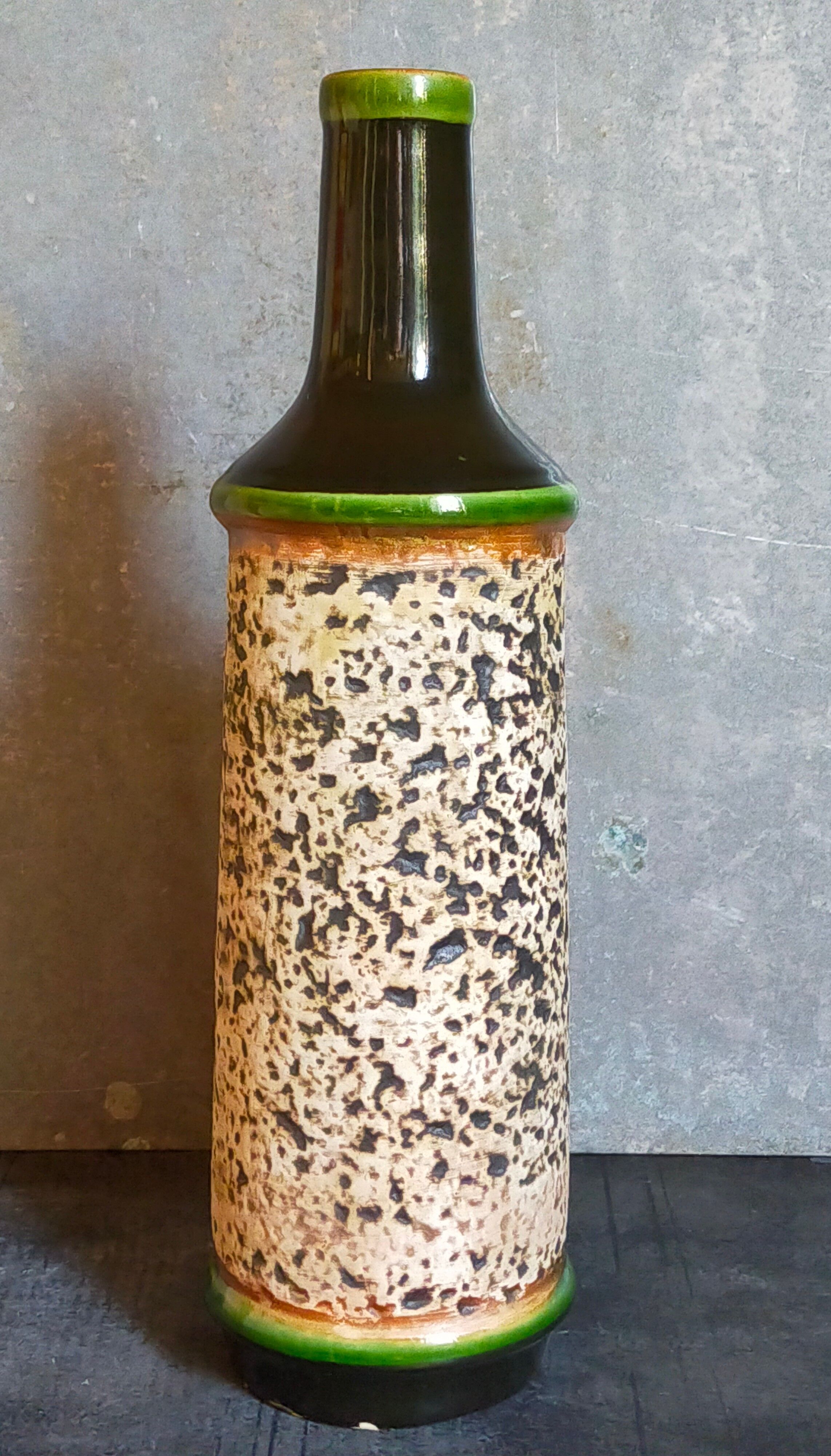 Bottle -soliflore ceramic west-germany vintage