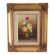 Oil painting - bouquet of multicolored roses