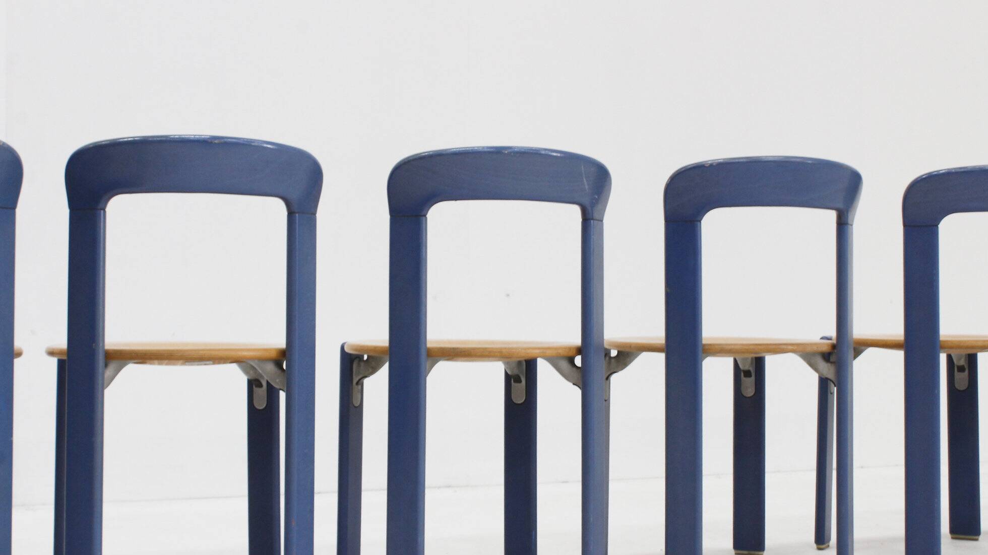 Vintage Bruno Rey dining chairs model 3300 set of 6