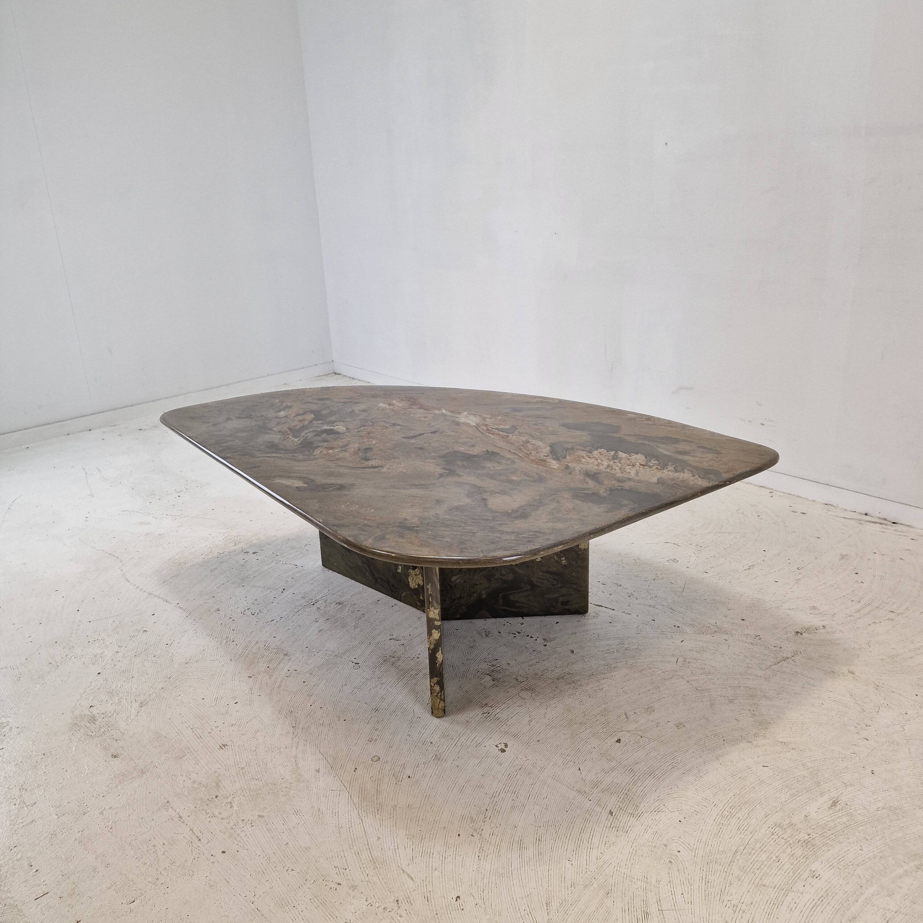Italian Coffee Table in Granite, 1980s