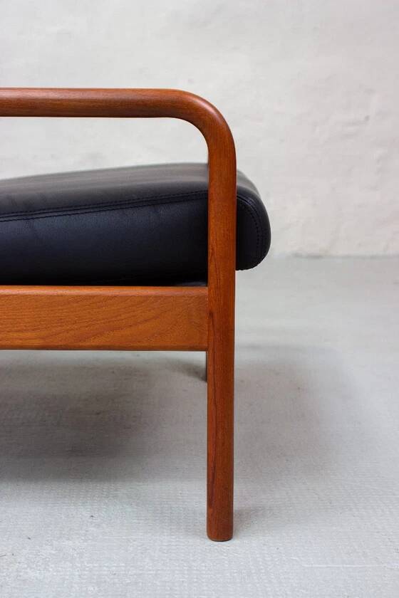 Vintage Teak Armchair High-Back Mid Century Danish