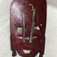 Masque africain en bois sculpté des années 1960