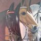 Tableau toile chevaux