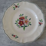 3 ceramic plates Sarreguemines Amazonas