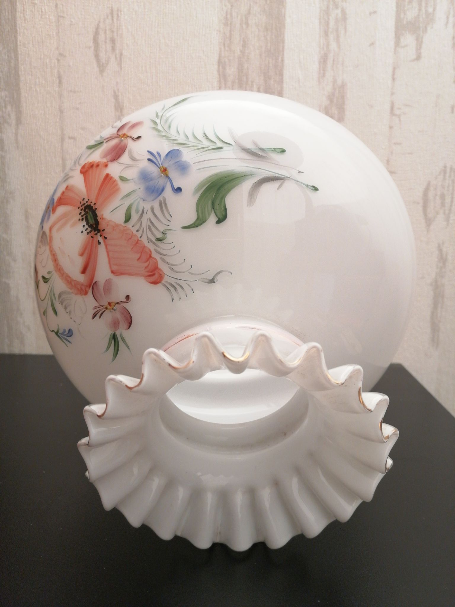Antique porcelain lamp