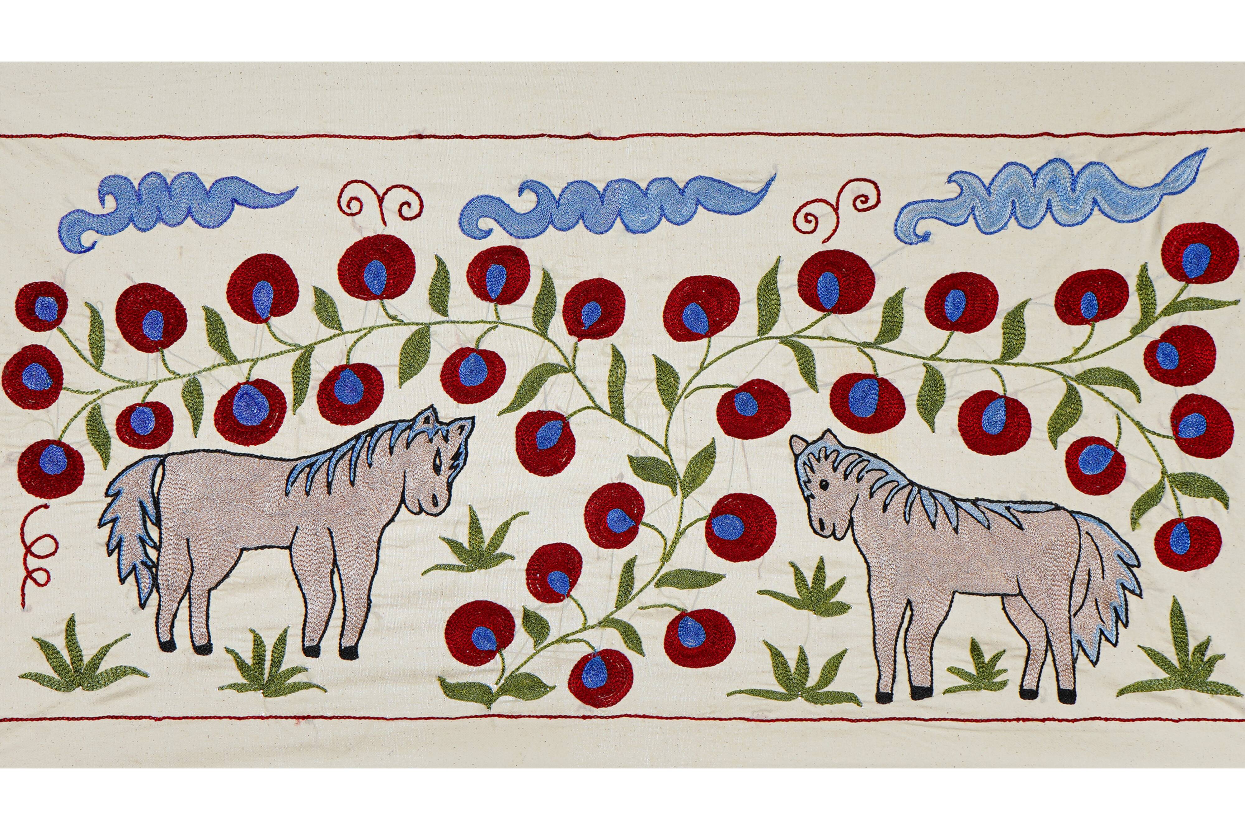 Vintage Turkish rug, hand-knotted, 50x92cm.