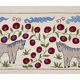 Tapis turc vintage noué à la main 50x92cm
