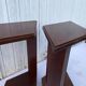 Pair of art deco harnesses, end tables, diamond side tables, 1930