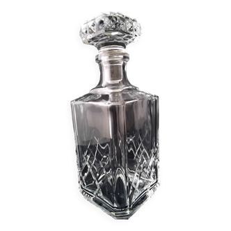 Vintage cut crystal whiskey decanter