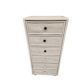 Wicker cabinet with 6 drawers