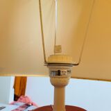 Louis Drimmer ball lamp with label 2000's poppy flowers