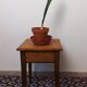 Tabouret coffre en bois