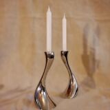 Paire de bougeoirs Georg Jensen