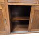XL vintage wooden display cabinet / sideboard / wall cupboard
