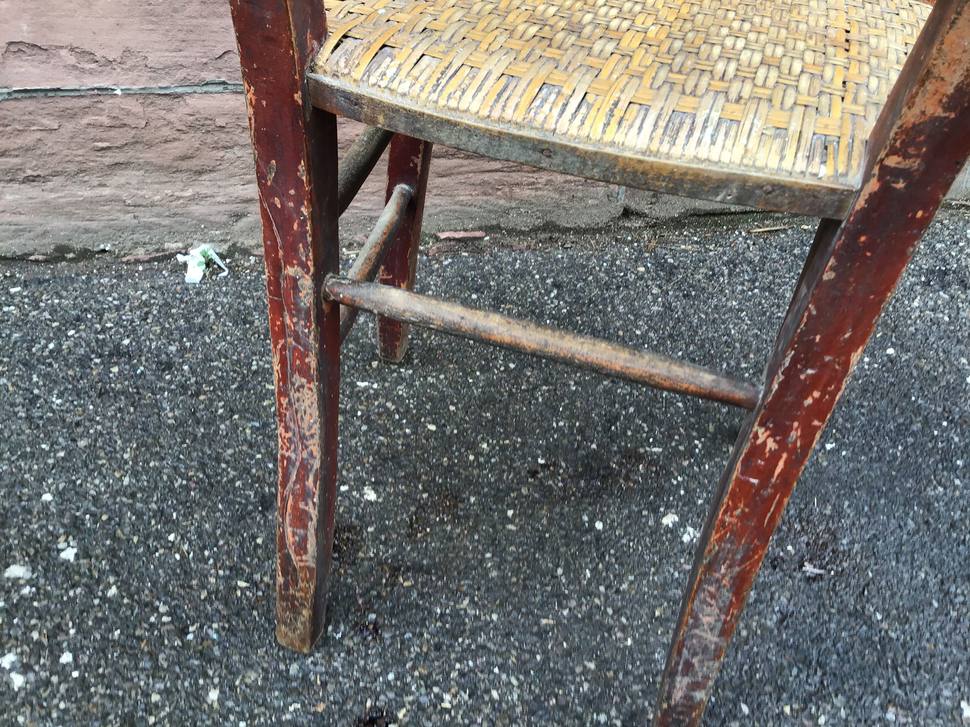 2 chairs bistro restaurant tavern brewery 1930 Alsace Tigre Bock Strasbourg